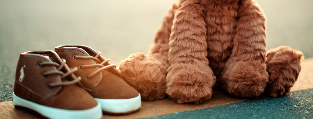 Teddy und Kinderschuhe lh